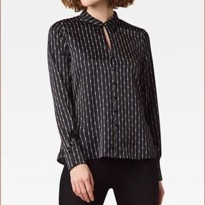 Ecru Long Sleeve Blouse Size Medium